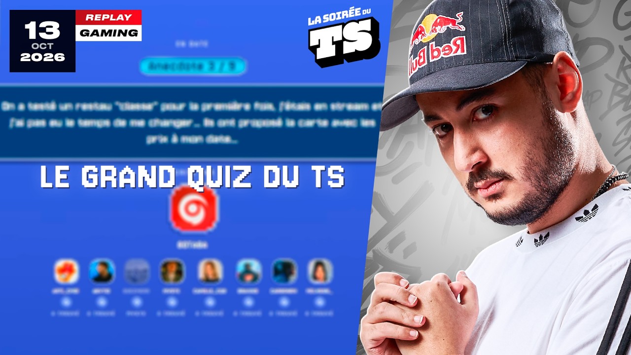 ON VOUS RACONTE PLEIN D'ANECDOTES 😂 (La soir&eacute;e du TS : Le Grand Quiz) - Live Complet GOTAGA