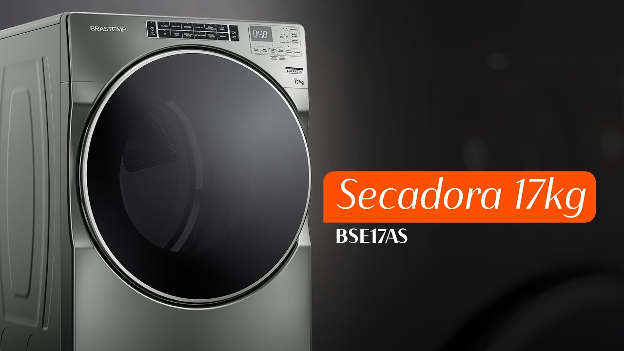 Comercial Brastemp - Secadora 17kg BSE17AS