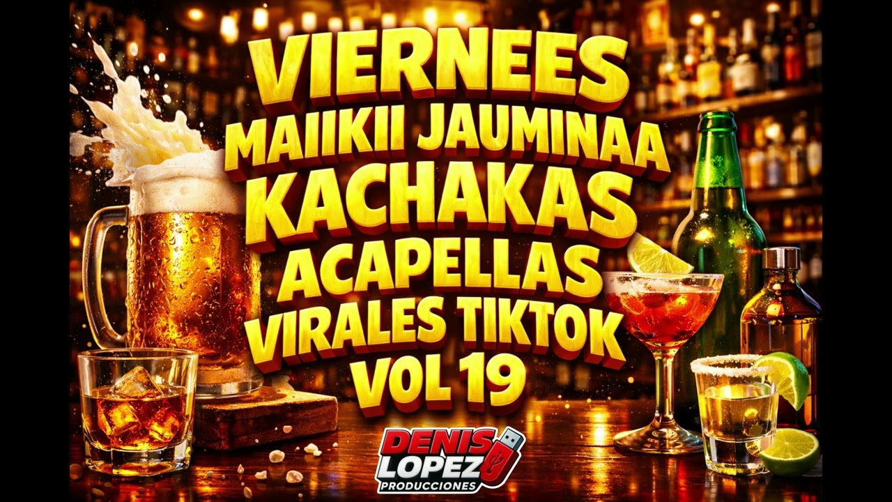 🍻VIERNEES MAIIKII KACHAKAS VIRALES TIKTOK VOL 19 ❌ (JAUMINAA ACAPELLAS) ❌ DJ DENIS LOPEZ🍻
