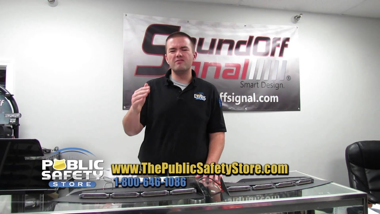 www.ThePublicSafetyStore.com - SoundOff Signal nForce Interior Lightbar