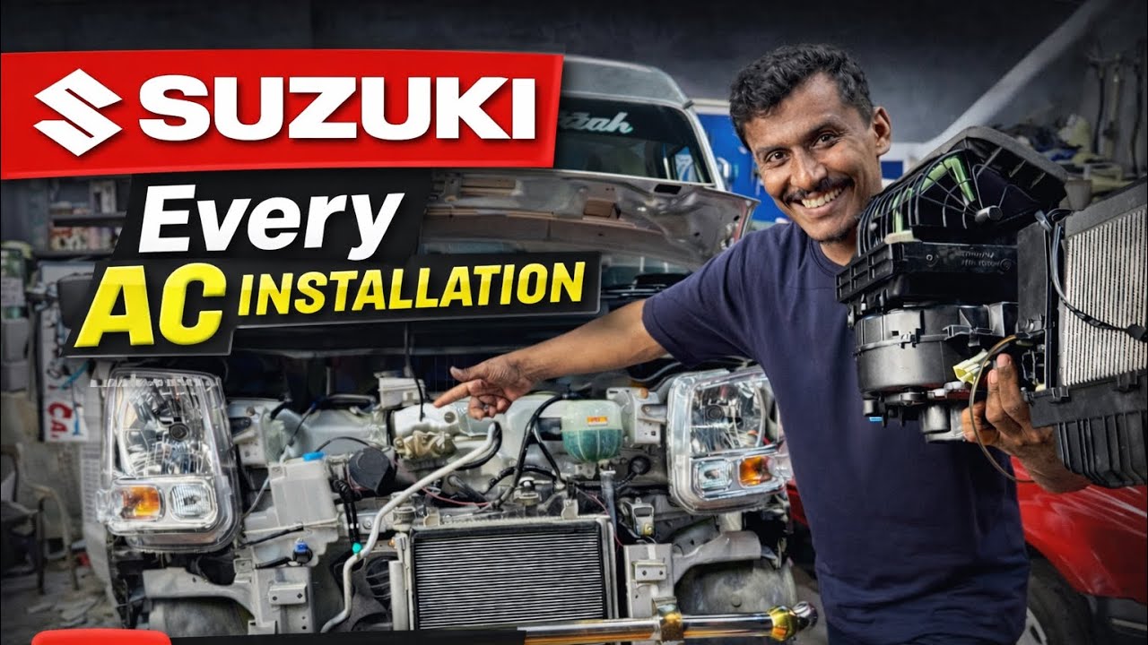 Suzuki Every VX AC Installation | Complete AC Fitting in Pakistan | MS Autos