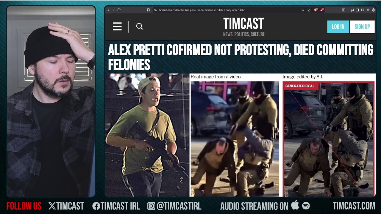 Alex Pretti CONFIRMED Not Protesting, Group Of 50, CONSPIRED To Commit Felonies | Tim Pool