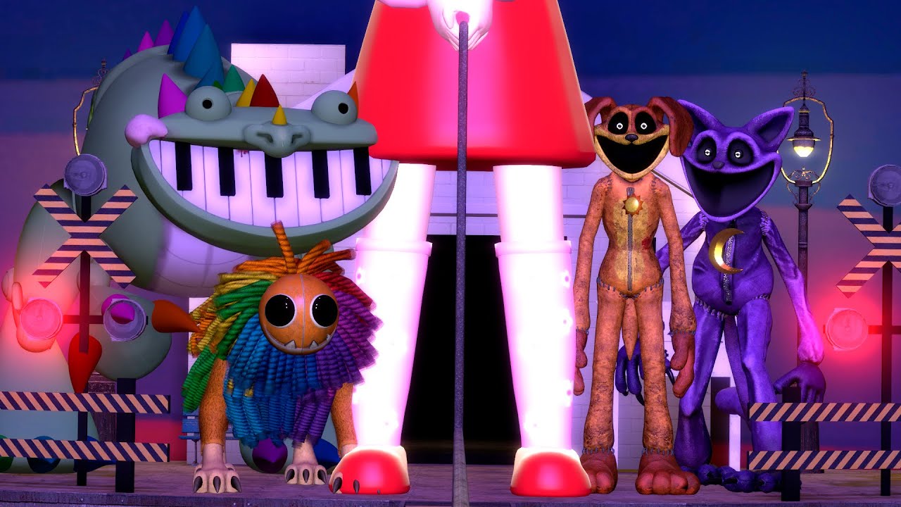 Playing ALL POPPY PLAYTIME 4 CHARACTERS SQUID GAME JUMP ROPE IN Garry's Mod
