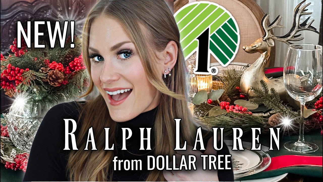 Декор Dollar Tree Ralph Lauren (ВСЕ НОВОЕ!) 🎁 Роскошное Рождество 2025
