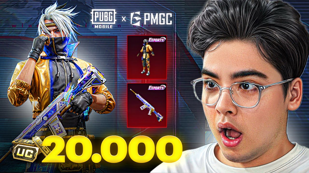 ۲۰ هزار یوسی برای اسکین های تورنمنتی 🔥 PMGC Skins