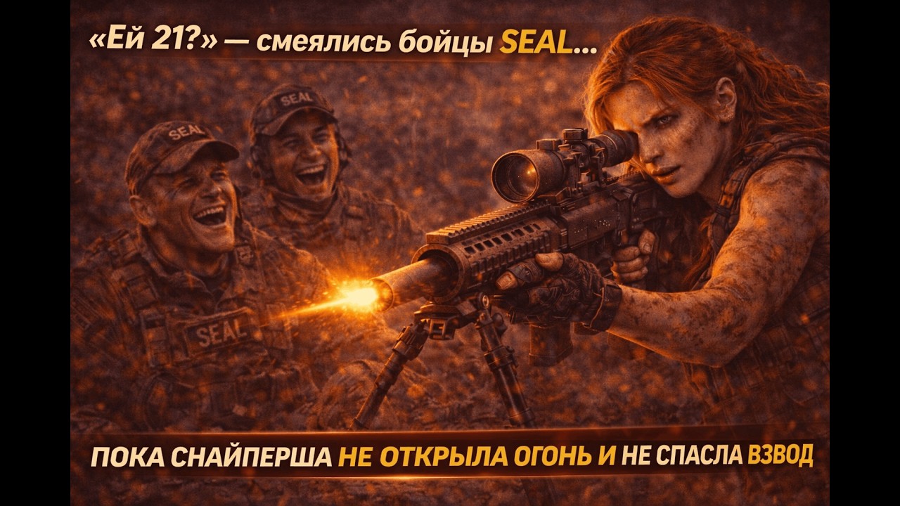«„Ей 21?“ — смеялись бойцы SEAL… пока юная снайперша не открыла огонь и не спасла взвод»