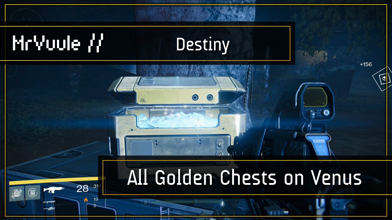 Destiny - All Golden Chest Locations on Venus