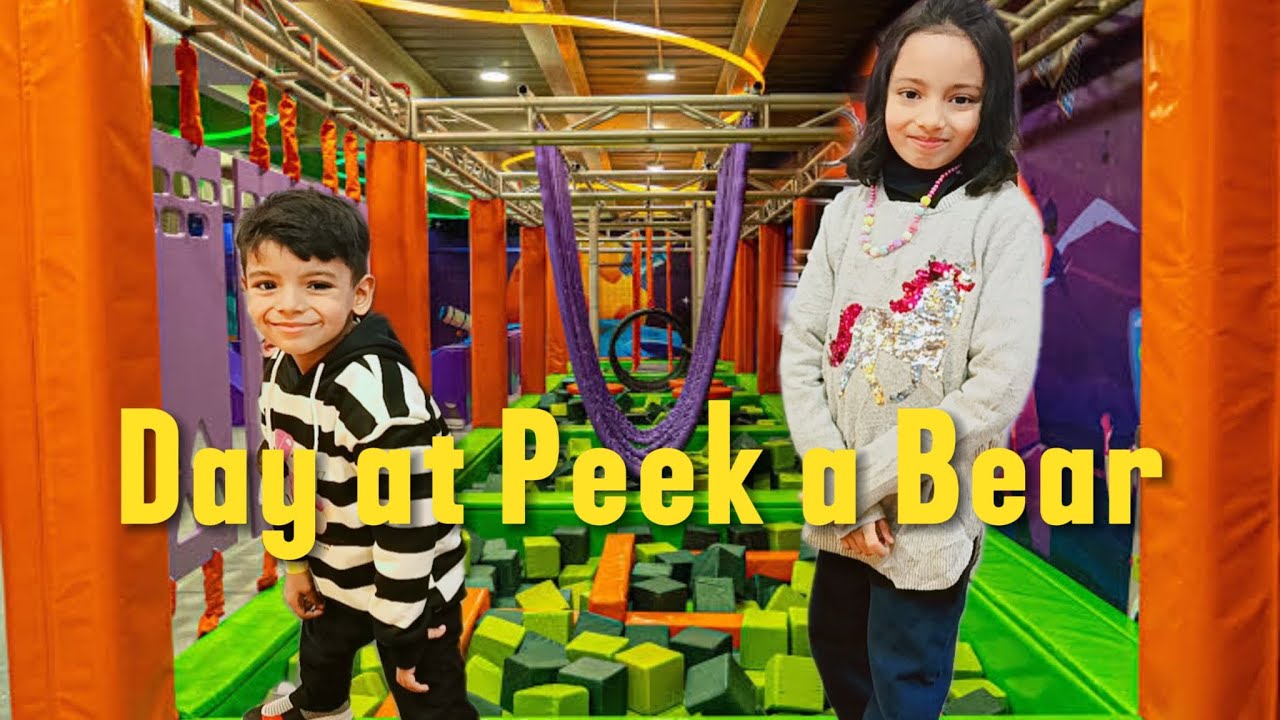 Day at Peek a Bear 🐻 | North Walk Mall Karachi | Fun and Entertainment | Minah and Mustafa 🥰