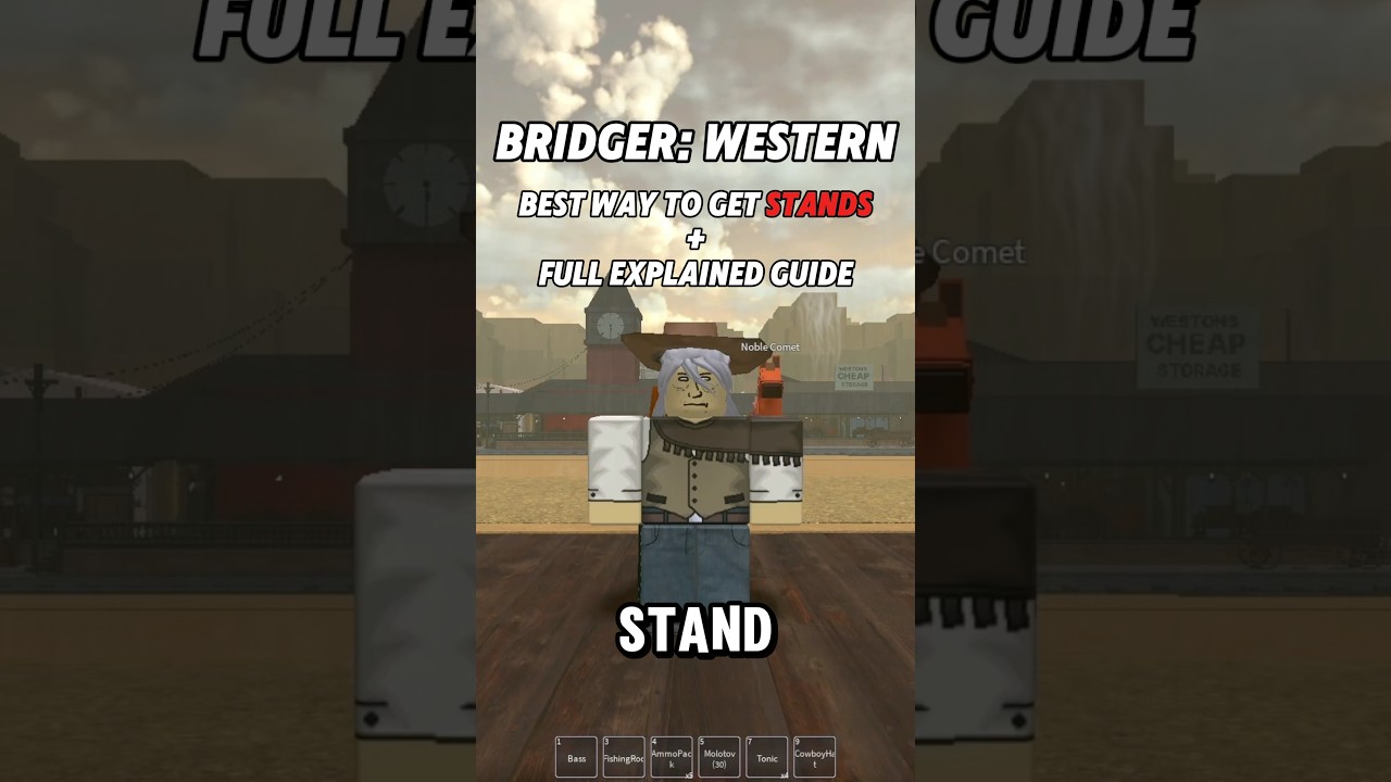 Лучший способ получить стенды + подробное руководство | Bridger: Western #bridgerwestern #roblox ...
