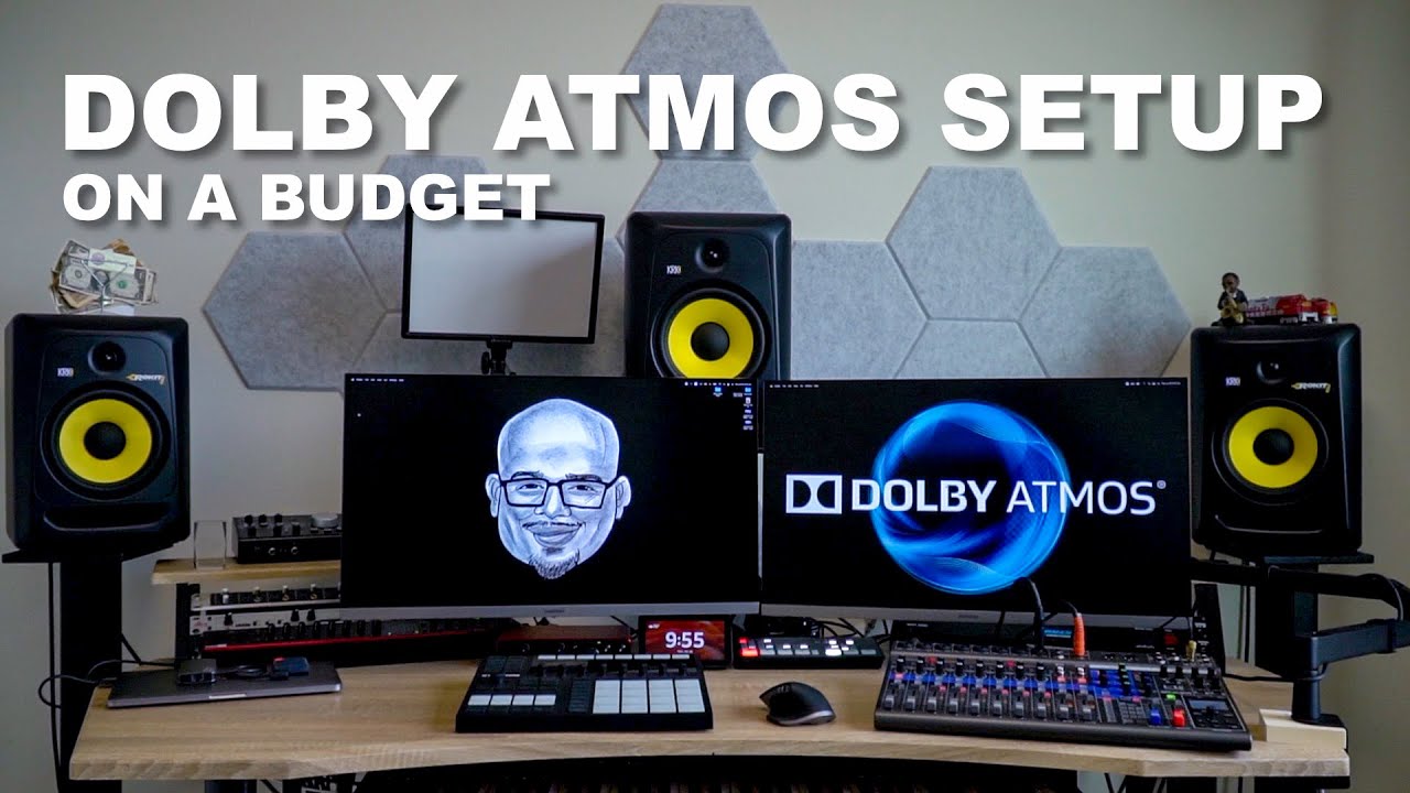 DOLBY ATMOS STUDIO SETUP - ON A BUDGET! #dolbyatmos