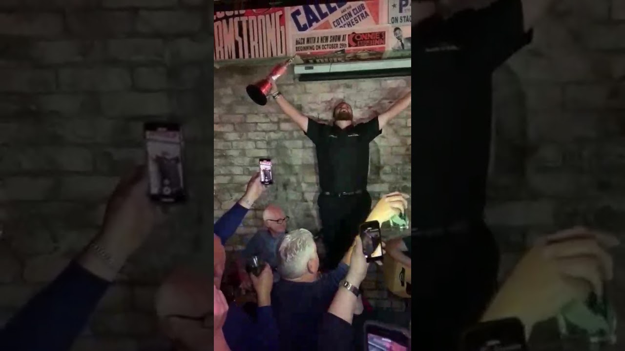 Shane Lowry sings 'The Fields Of Athenry' after winning The Open