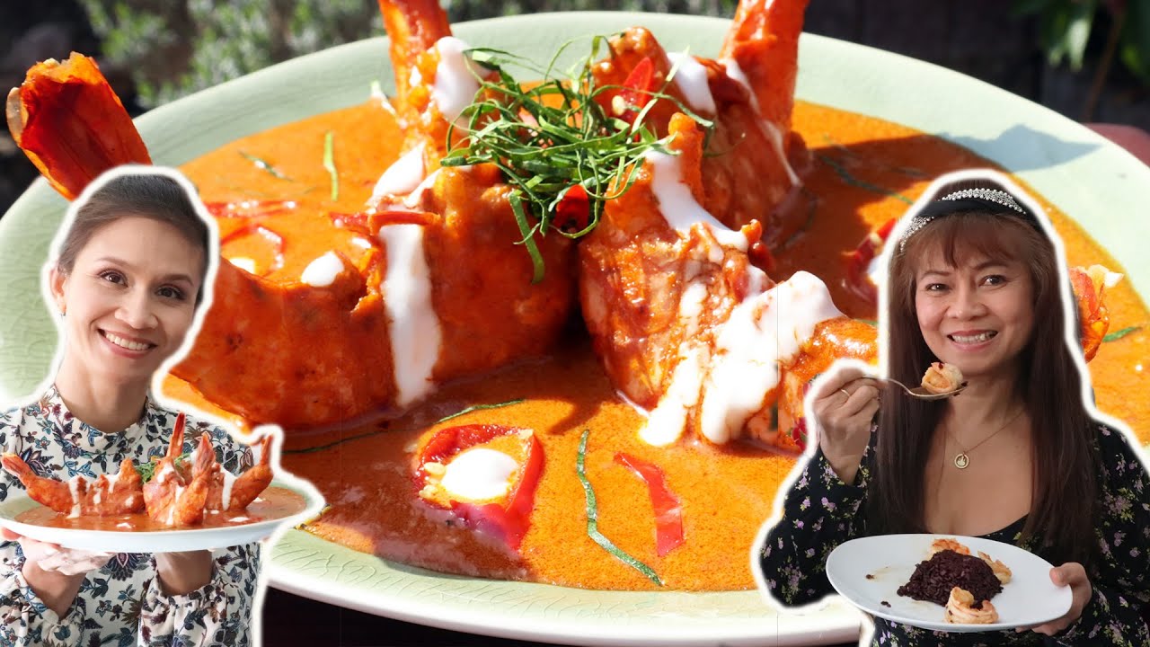Rezept: Cremiges Thai PANANG CURRY mit Garnelen 🍤 Das Erdnuss Curry 🌶🥜 Original Thai Rezept