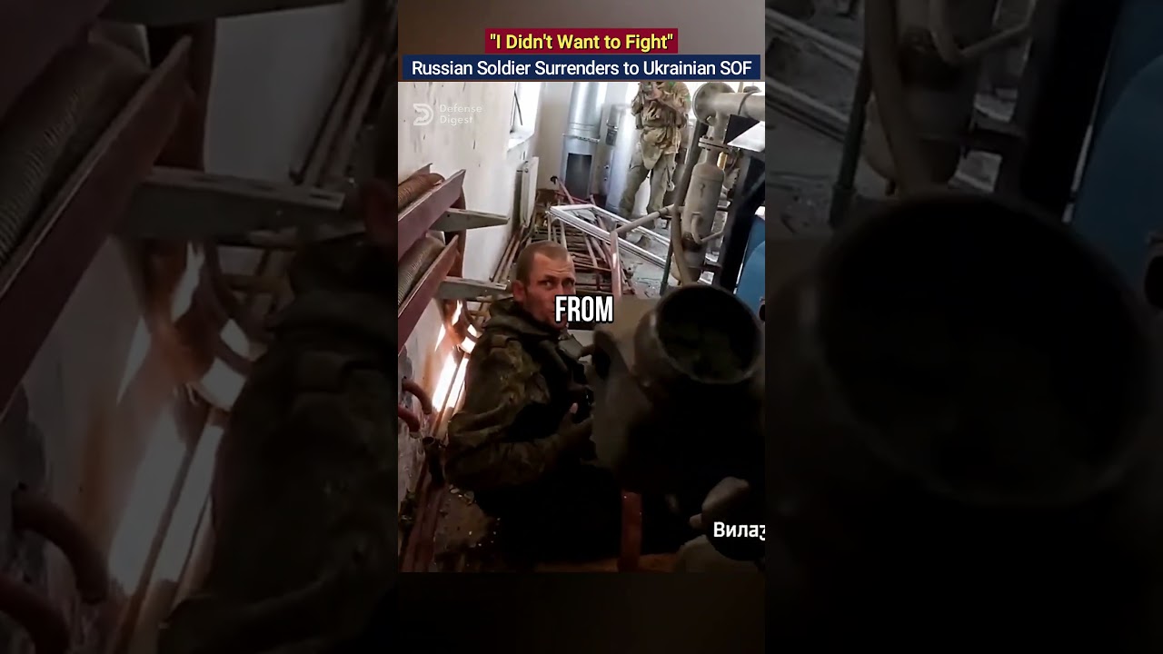 Российский солдат сдаётся: &laquo;Я не хотел воевать&raquo; #УкраинскаяВойна #СпецОперация #УкраинскиеСилыСил