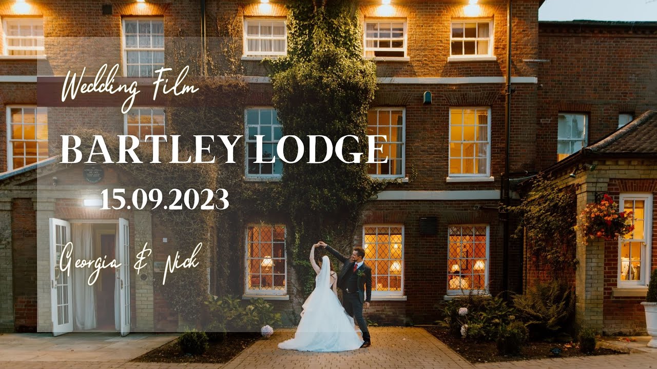 Bartley Lodge - New Forest| Highlights  Wedding Film | Georgia & Nick