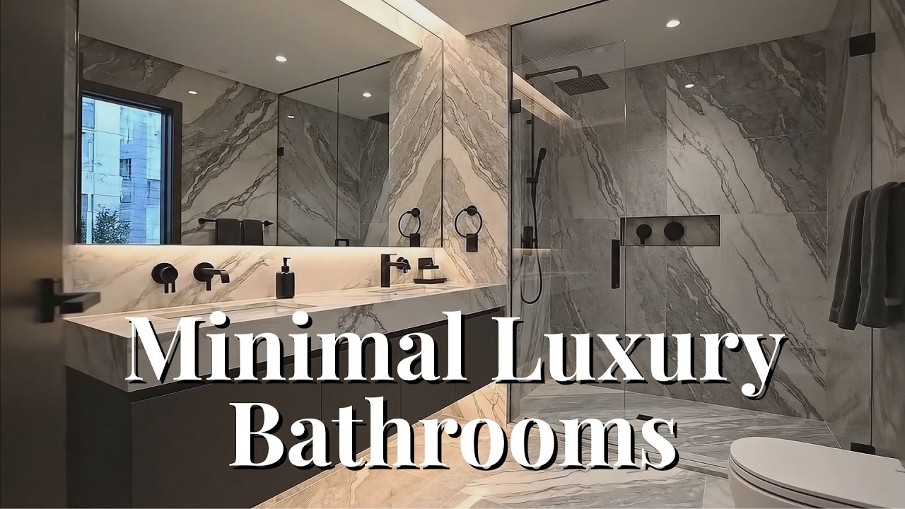 50 Minimal Luxury Bathroom Designs | Modern, Elegant & Timeless