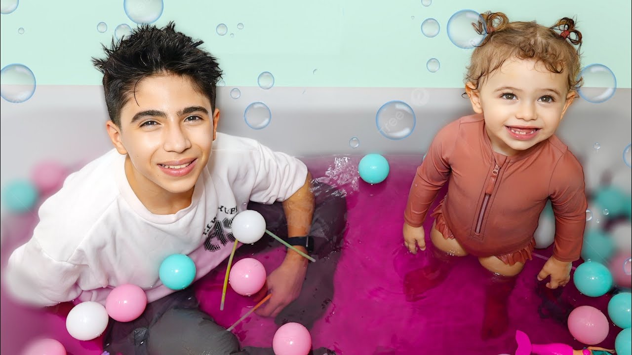 عملنا حمام كيوت في بيتنا 🛁 (ل بيبي)