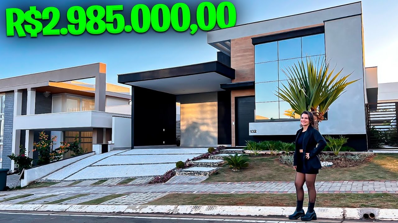 Linda casa no Maison Du Parc, condomínio mais desejado de Indaiatuba, 260m² com 4 suítes