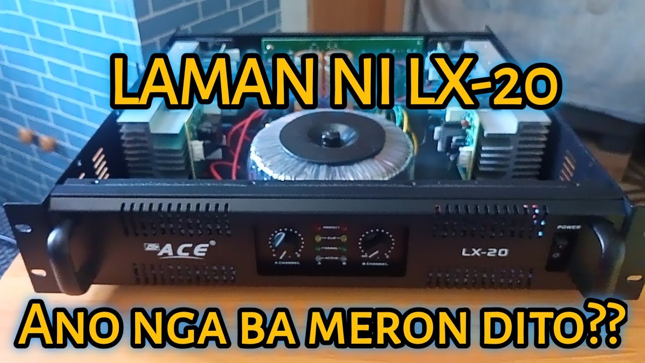 ACE LX20 POWER AMPLIFIER | NOLIBERT CAMO TV
