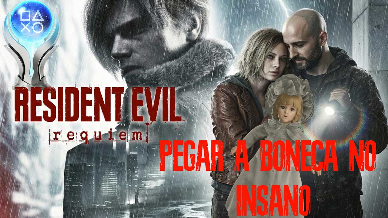 PEGAR A BONECA (DIFICULDADE INSANO) RESIDENT EVIL REQUIEM -  #aovivo #residentevilrequiem