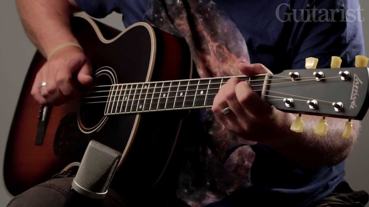 Larriv&eacute;e P-03W & OM-03E 'Vintage' acoustic guitar demo