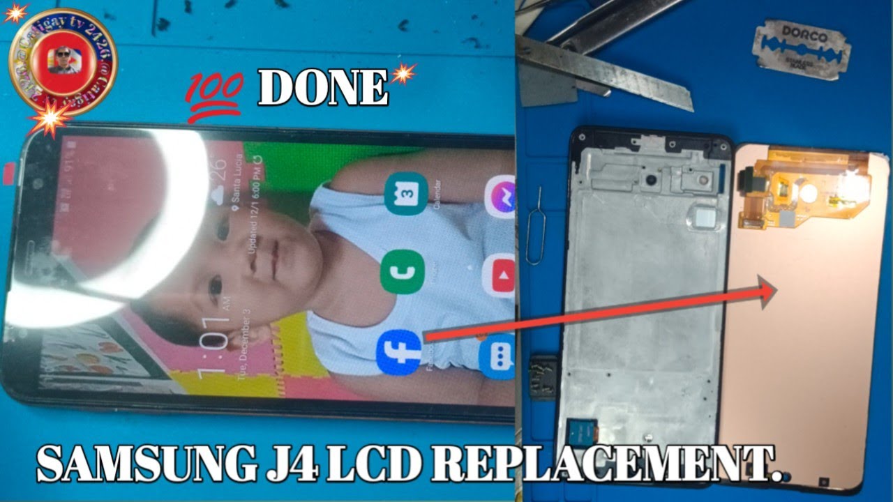 SAMSUNG GALAXY J4 LCD REPLACEMENT. PAANO MAG PALIT NG LCD NG SAMSUNG GALAXY J4.