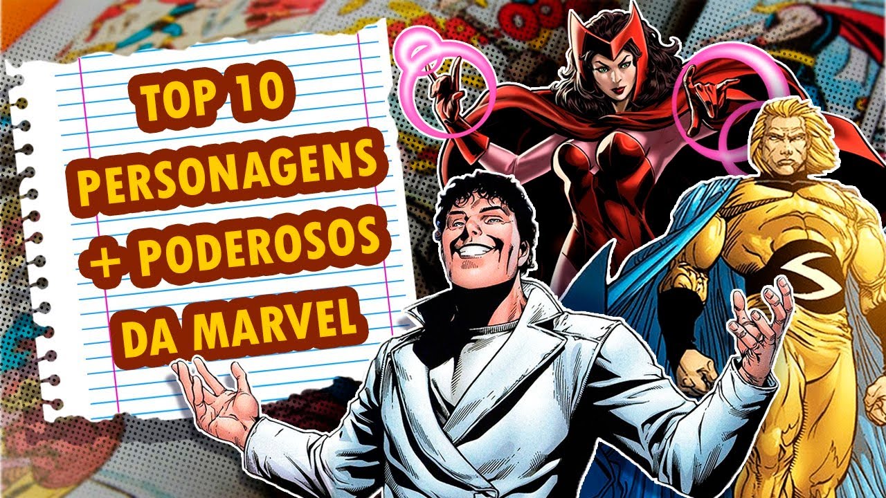 Os personagens mais poderosos da MARVEL | ROBOTOP