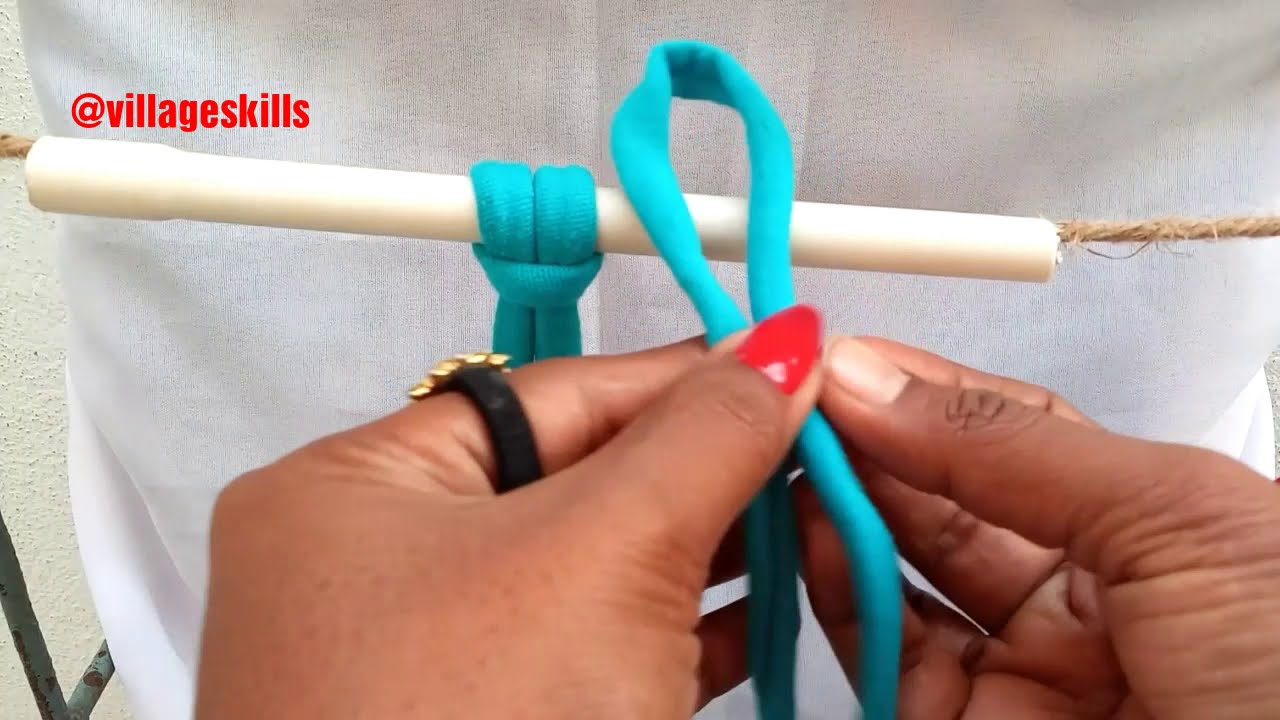 DIY Macrame wrap Knot | Macrame gathering knot/wrapping knot | how to tie wrap knot,