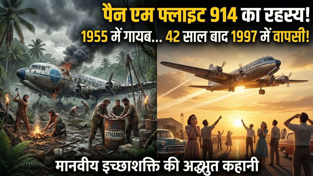 Pan Am Flight 914 का रहस्य 😱 | 1955 में गायब… 42 साल बाद वापसी? | सच्ची कहानी या रहस्य!