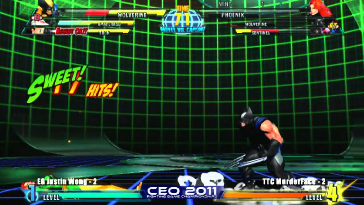 EG Justin Wong vs TTC Tokido CEO 2011 MVC3 Singles Grand Finals