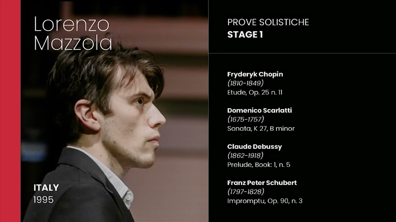 Piano FVG 2023 - Prove Solistiche / Stage 1 - Lorenzo Mazzola
