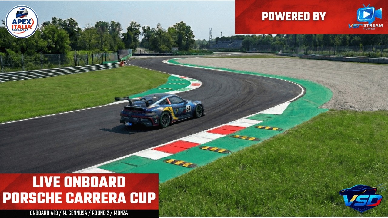 ONBOARD #13 M. GENNUSA | PORSCHE CARRERA CUP - MONZA
