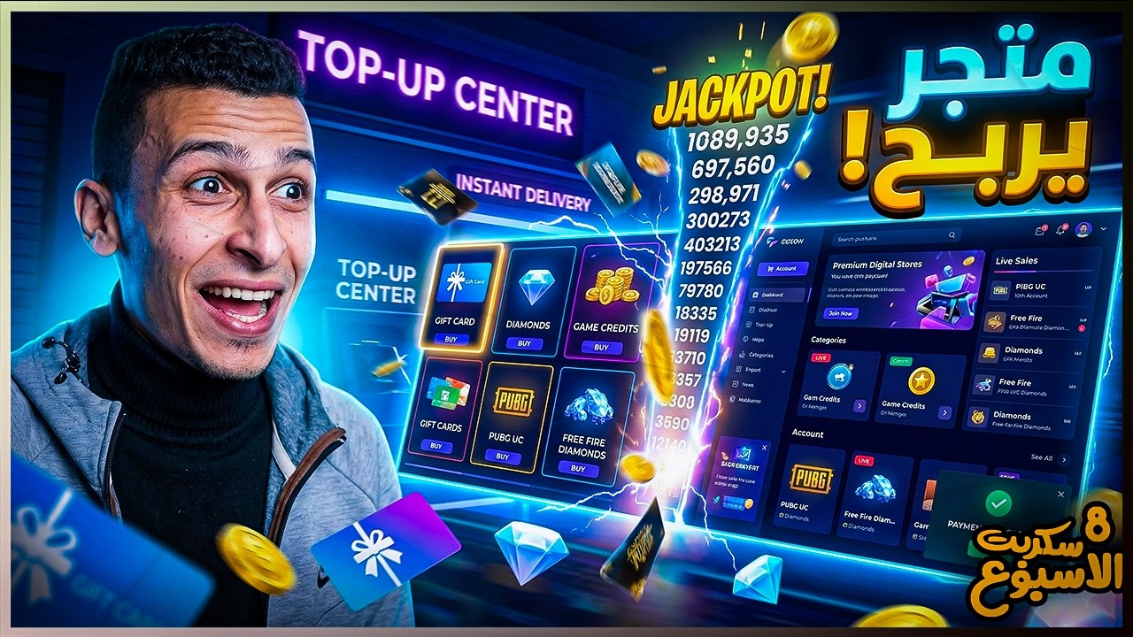إنشاء متجر احترافي لبيع المنتجات الرقمية (مشروع SaaS مربح) 👑 سكربت الأسبوع #8
