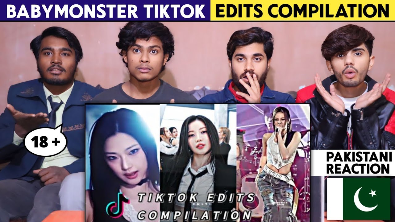 Babymonster TikTok Edits Compilation - Pakistani Reaction - Shan Rajpoot