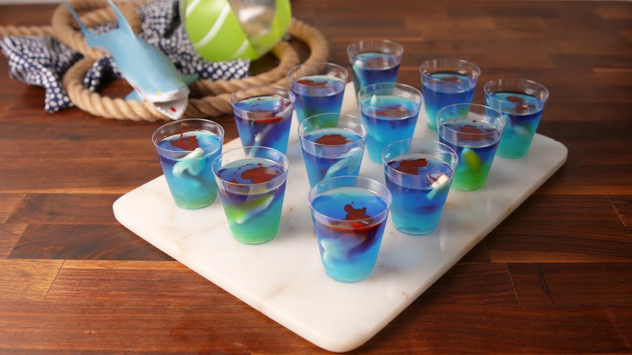Shark Attack Jello Shots | Delish