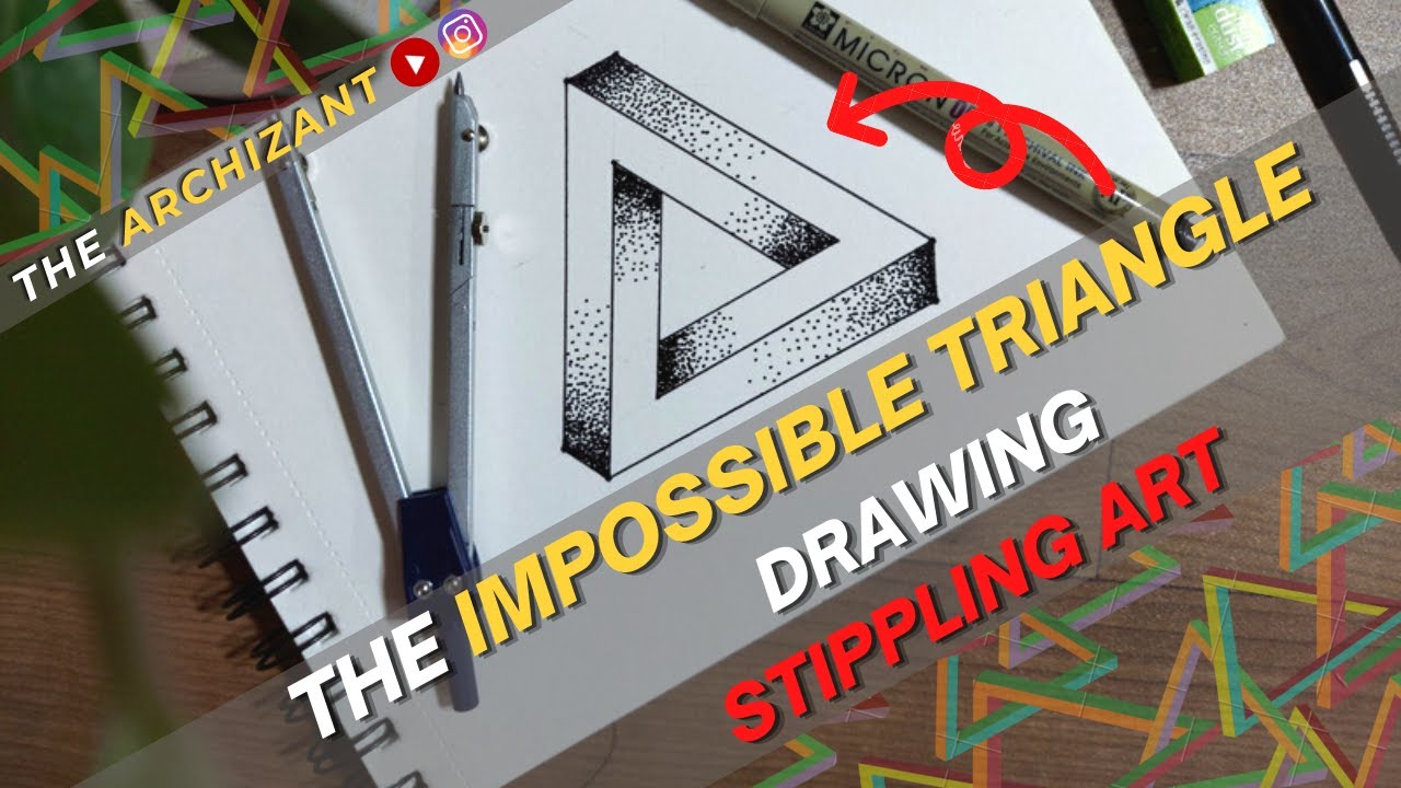 How to Draw The Impossible Triangle | Crazy Optical Illusion |  Incredible 3D Printed Illusions