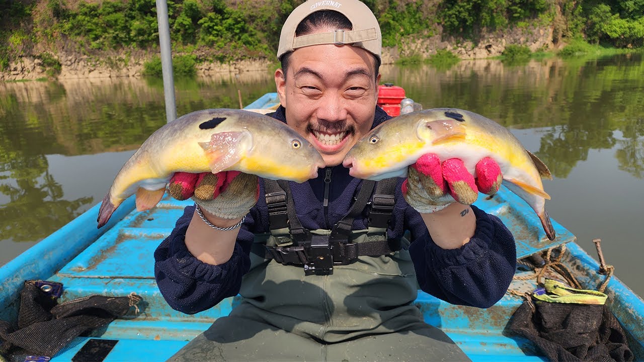 하루 일당이 450만원?! 딱 한 달만 먹을 수 있는 엄청 비싸고 위험한 황복을 잡아서 먹어보겠습니다!