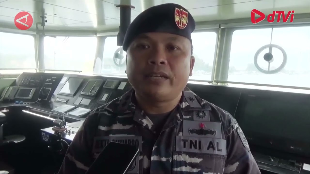 KRI sampari 628 lakukan patroli laut di perairan sulawesi