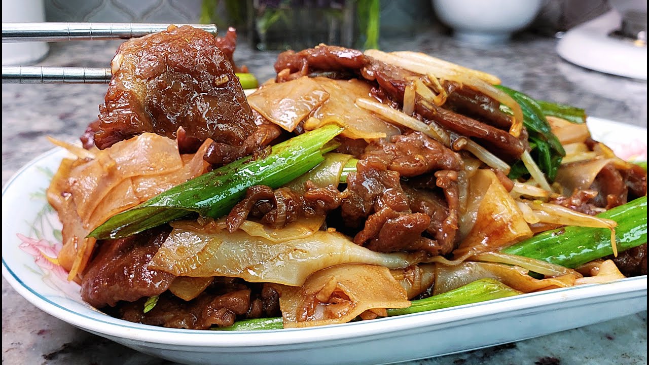 BEEF NOODLE STIR FRY | Beef And Rice Noodle Recipe | Beef Stir Fry Recipe