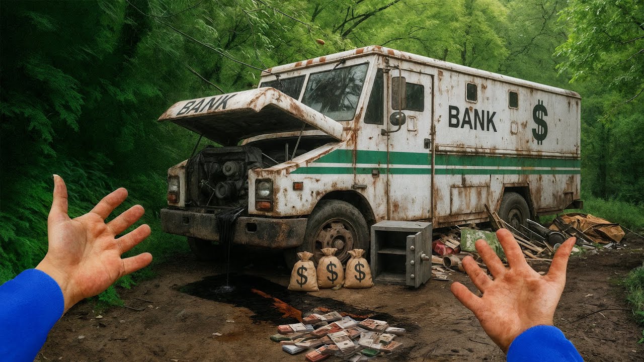 Starting & Test Driving an Abandoned ARMORED CASH TRUCK Forgotten for 40 Years | POV Restarting