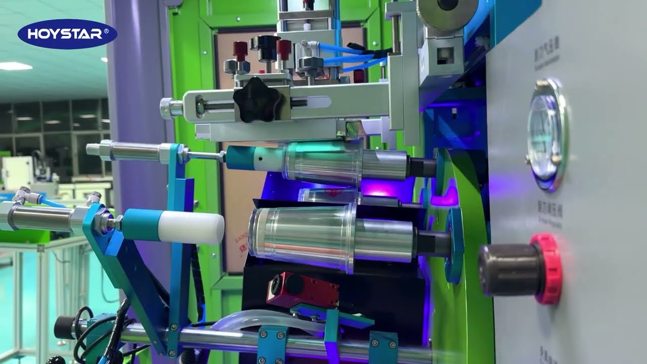 Print Plastic Cup, the full automatic cups screen printing machine