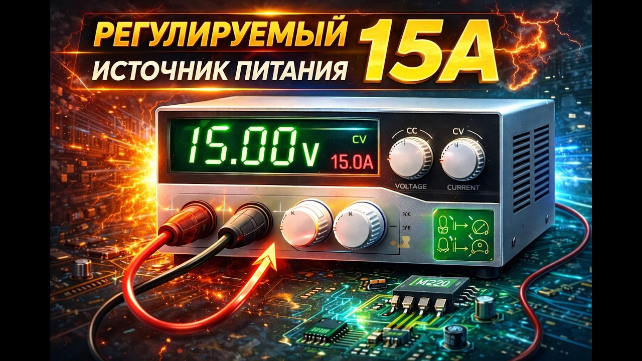 Регулируемый источник питания на 15A