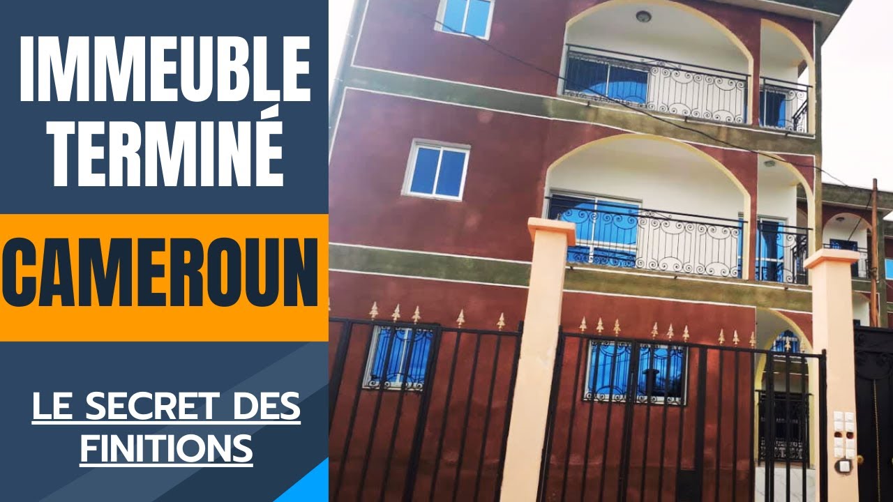 Enfin, les finitions de notre immeuble au Cameroun, parlons des secrets.