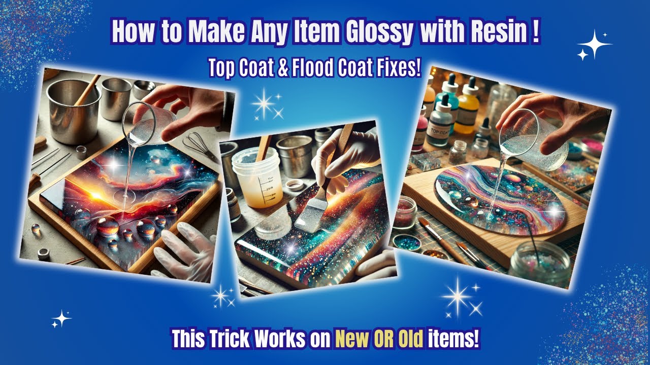 Make Anything Shine with Resin — Top Coating for Old & New Projects!