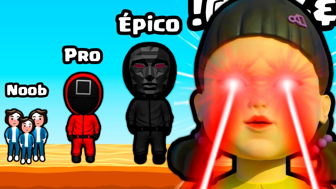 O MELHOR JOGO DE ROUND 6 QUE VOCÊ VERÁ | The Squid Game - Survival Challenge * batatinha frita 123 *