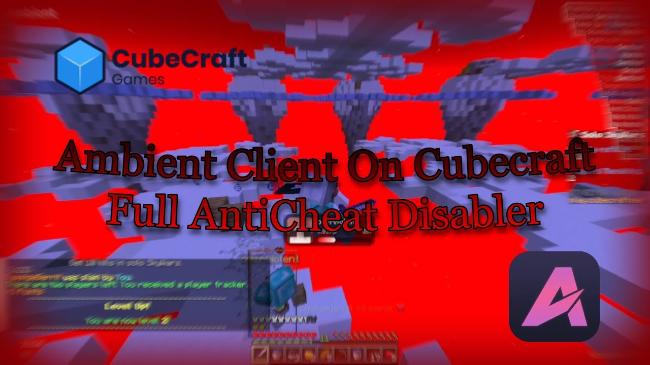 Full AntiCheat Disabler with Ambient Client on Cubecraft - Best Minecraft Hack 1.21.10?