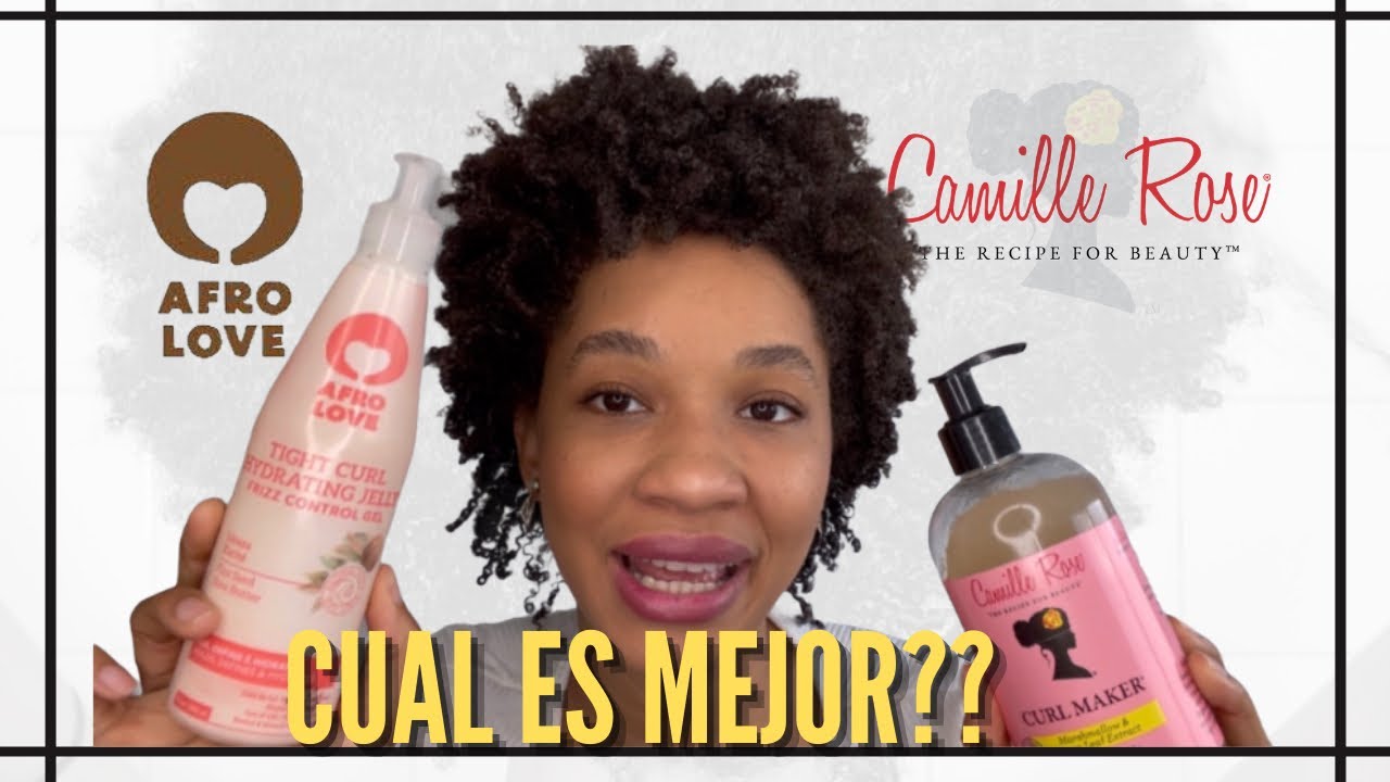 Afro love vs Camille rose 👏 definicion en cabello tipo 4, afro.