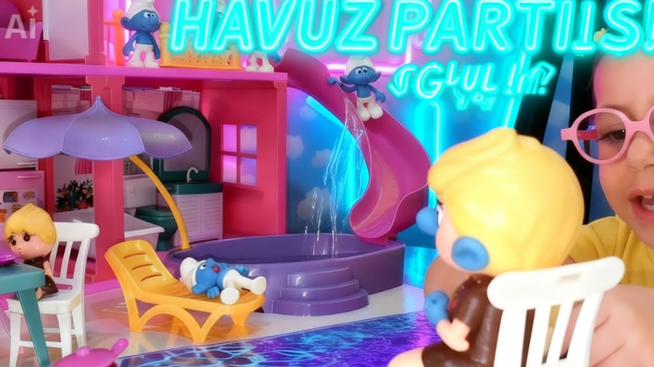 🎢 Oyuncak Evde HAVUZ PARTİSİ! 🏊‍♀️ Sürprizlerle Dolu Eğlenceli Oyun | Çocuk Videosu