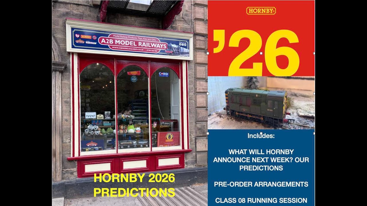 Что компания Hornby объявит в 2026 году? Мы делимся своими мыслями.