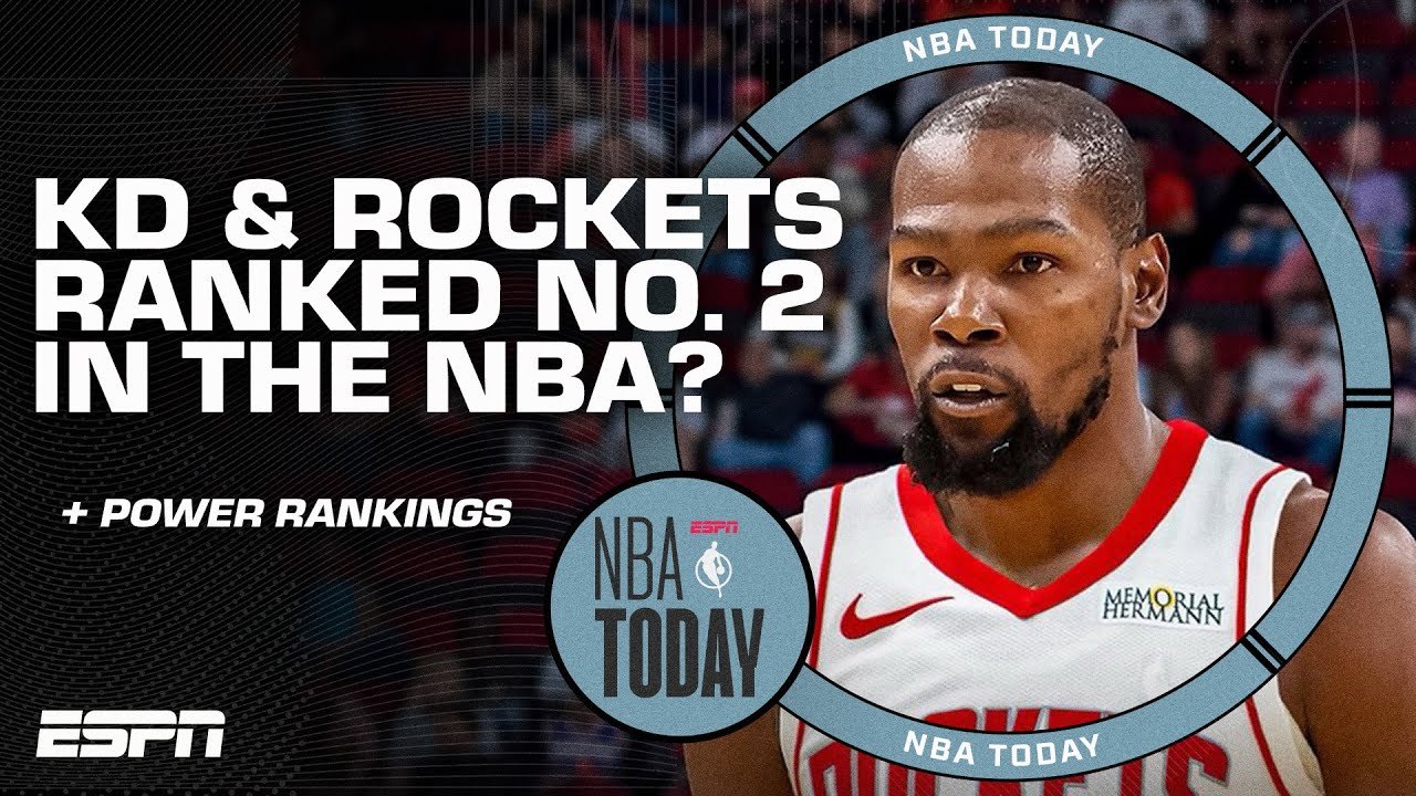 NBA POWER RANKINGS 📝 Western Conference dominance + Rockets at No. 2?! | NBA Today