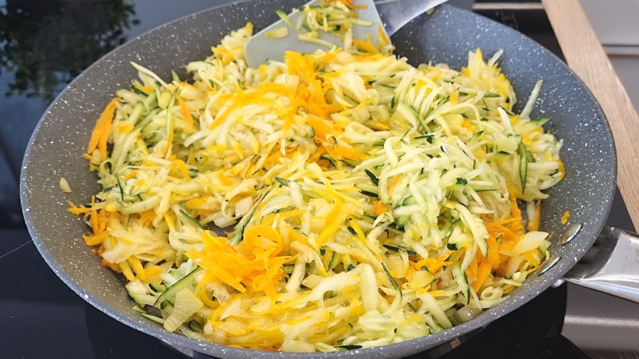 Вкусный салат из кабачков на ужин - готовлю круглый год 👌 быстро и просто теплые кабачки